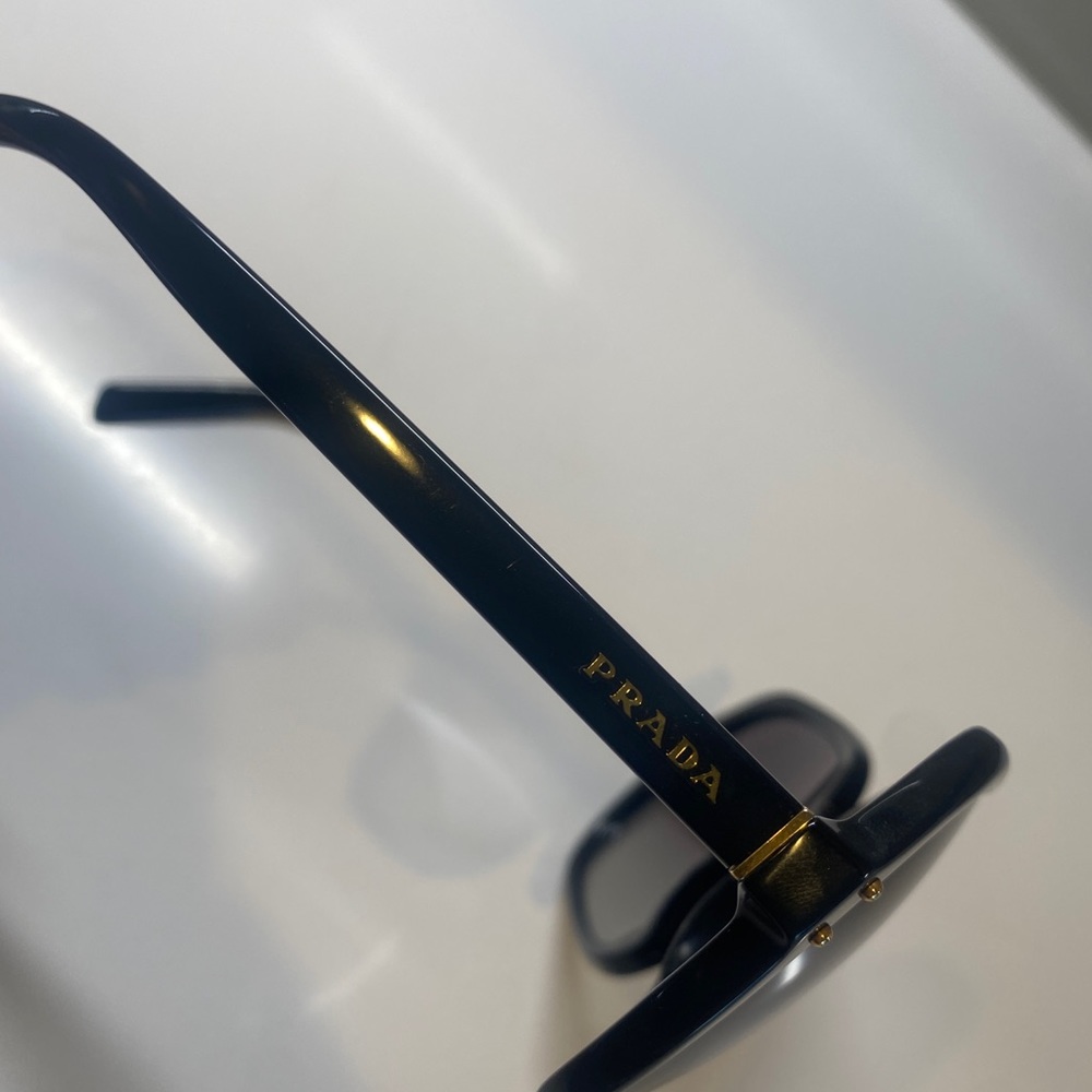 Prada SPR17M Sunglasses Black Gold - Picture 3 of 5